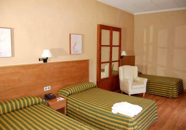 Románticas habitaciones en Balneario de Archena Hotel León. La mayor comodidad con nuestra oferta en Murcia